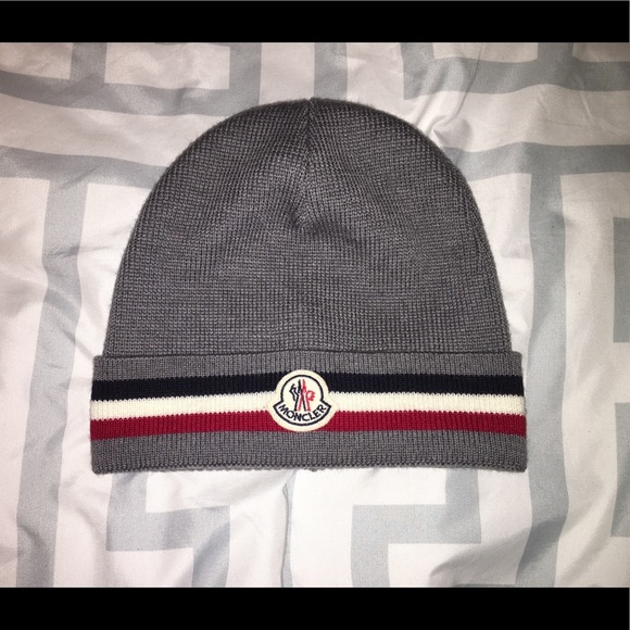 Moncler Other - Gray Wool Moncler Beanie